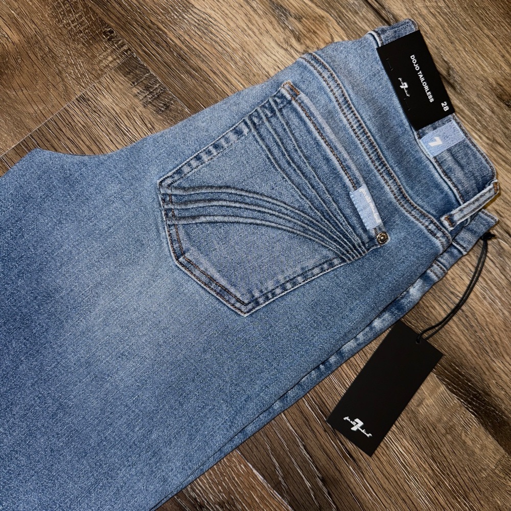 NWT 7 For All Mankind Dojo Tailorless Jeans 7FAMK - Picture 3 of 5